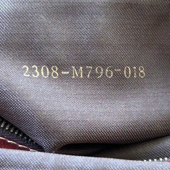 Fendi Zucchino Vinyl Double Flap Accordion Baguette Brown - Picture 3 of 15